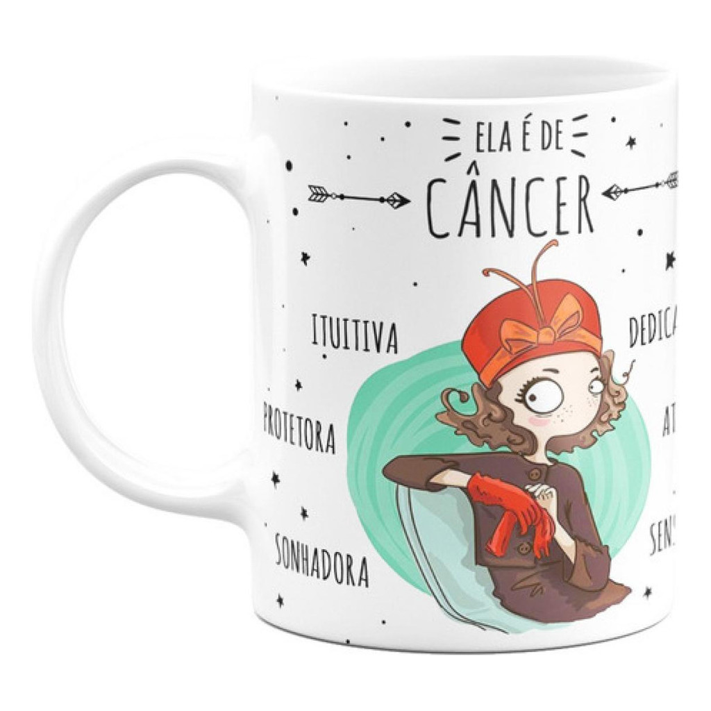 Caneca Signos – Ela É De Câncer
