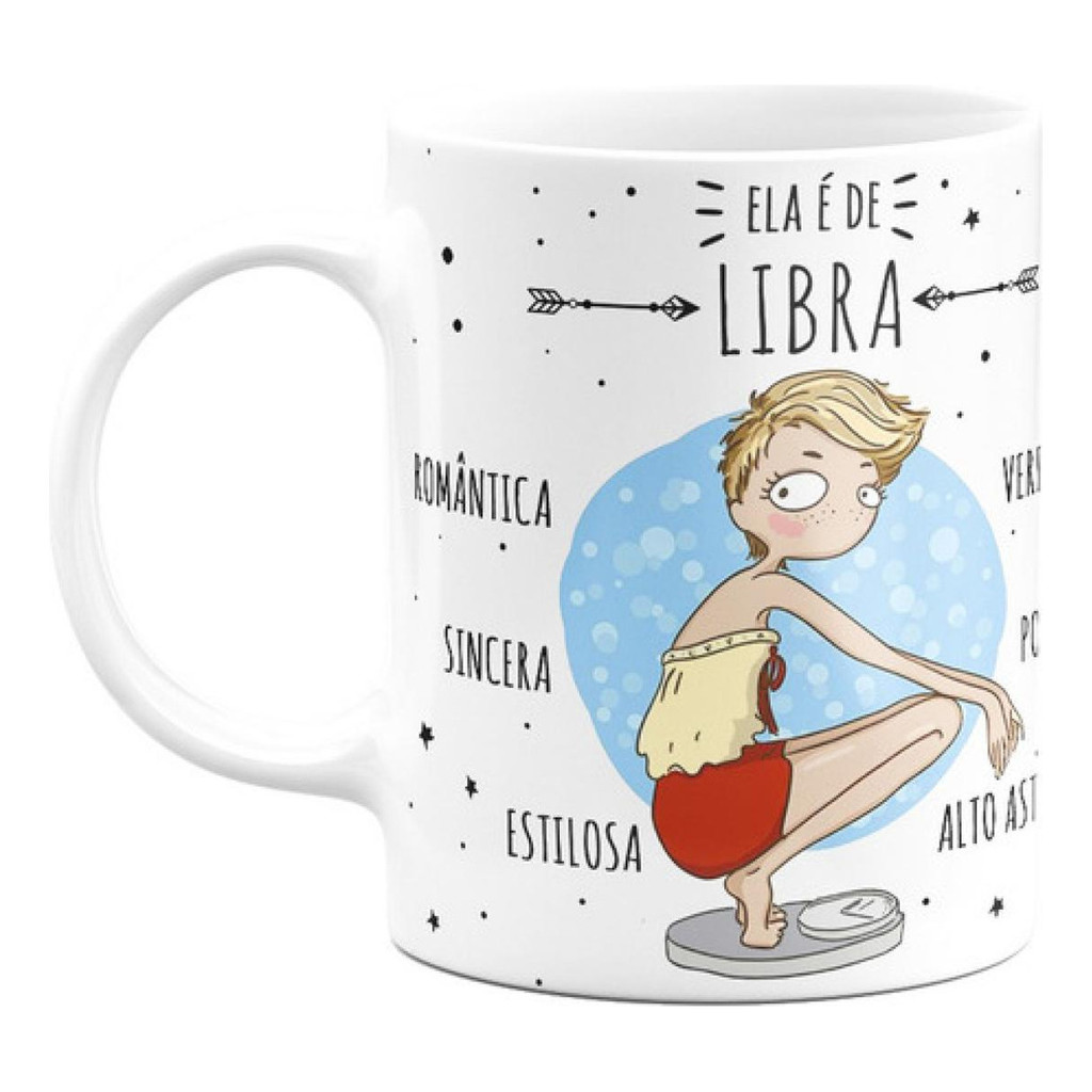Caneca Signos – Ela É De Libra