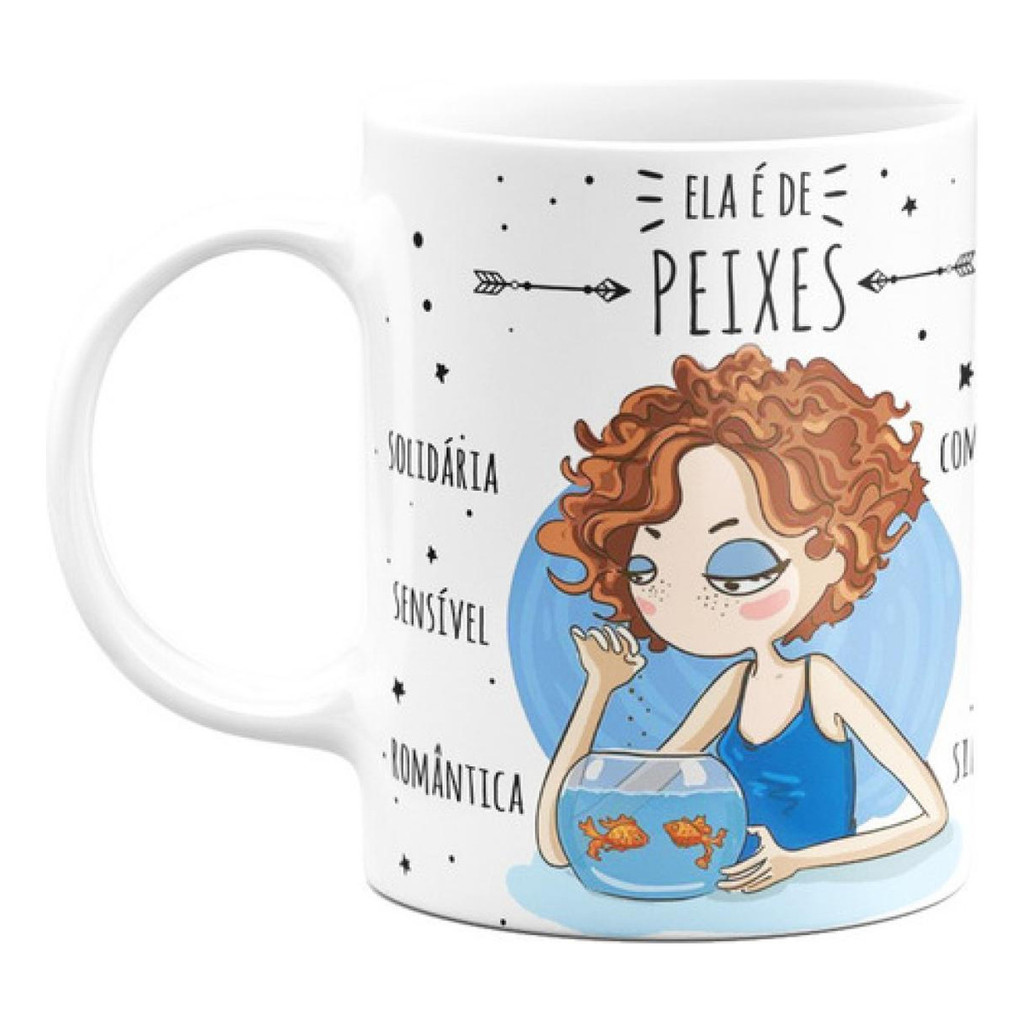 Caneca Signos – Ela É De Peixes