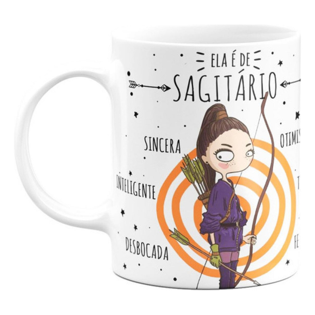 Caneca Signos – Ela É De Sagitário