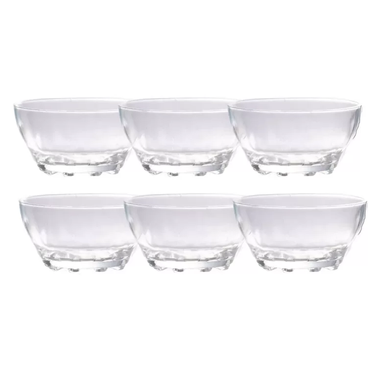 Conjunto 6 Tigelas de Sobremesa Vidro 300ml Joulie