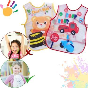 AVENTAL PARA PINTURA / BABADOR GRANDE INFANTIL