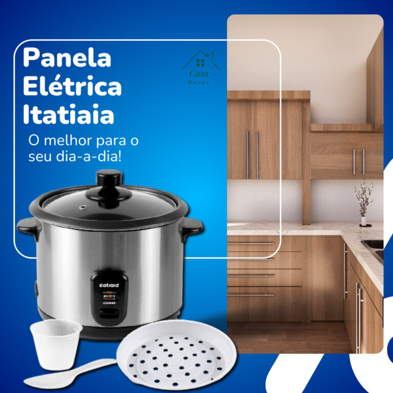 Panela De Arroz Itatiaia Midi Inox 1,5L 8 Xícaras