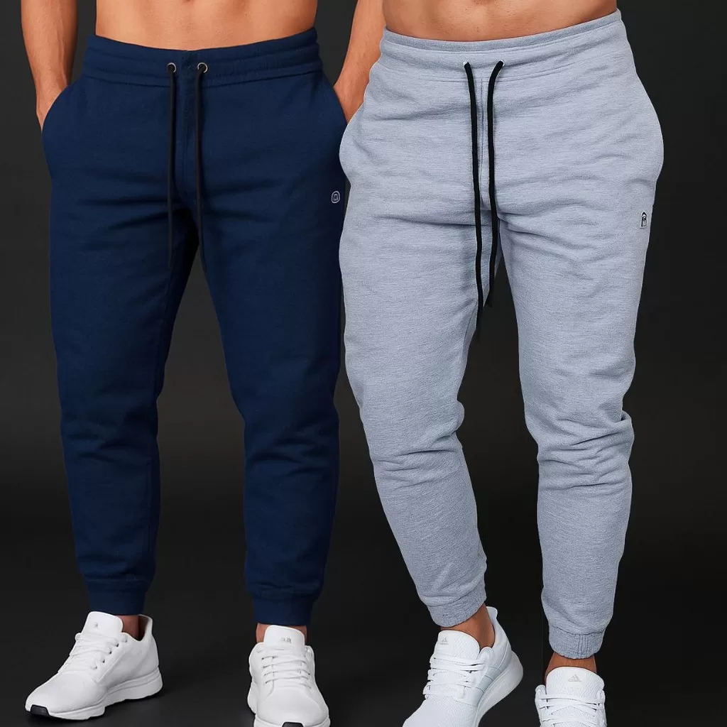 KIT 2 Calças Moletom Masculina para inverno planelada com pelucia por dentro