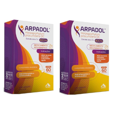 ARPADOL KIT C/2 CXS C/60 CPRS CADA – GARRA D