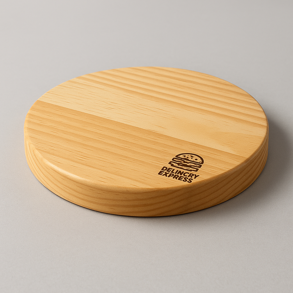 Kit 20 Tabuas Personalizadas 20cm Madeira Pinus Para Queijo e Servir Porções Cozinha Restaurante