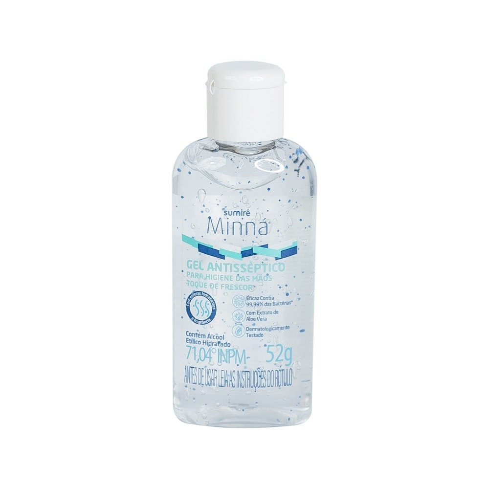 Gel Antisséptico Minná Mãos Toque De Frescor 52gr