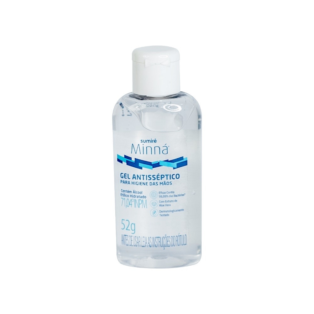 Gel Antisséptico Minná Mãos 52gr
