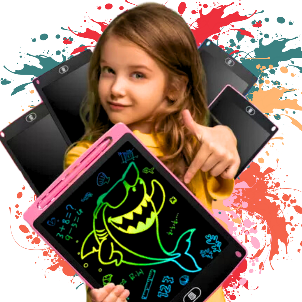 Lousa Mágica Tela Lcd 8.5 /10.5 /12 Polegadas Infantil De Escrever E Desenhar Tablet – Envio RÁPIDO
