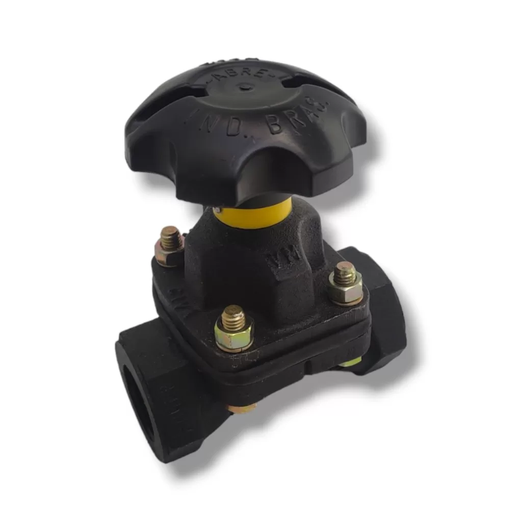 Válvula Dosadora De Abrasivo Com 1 Pol. Com Diafragma