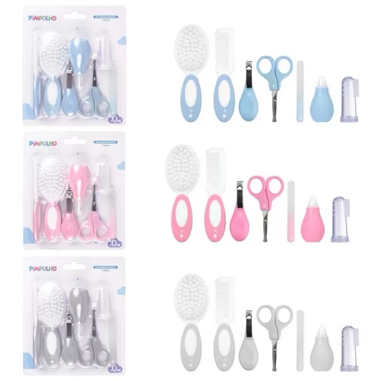 Higiene para Bebê Kit completo 7 Peças Pimpolho