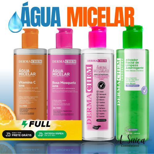 Dermachem Agua Micelar – Demaquilante –