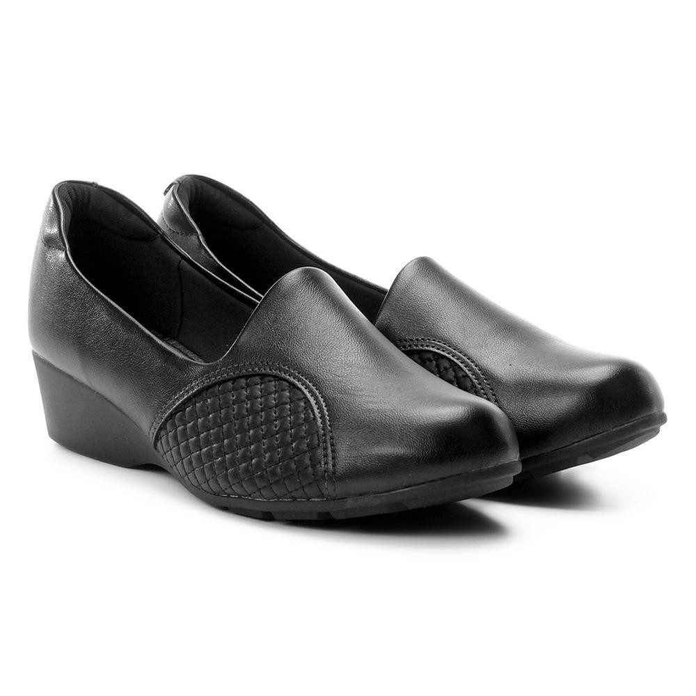 Sapato Scarpin Modare Enfermagem Anabela Joanete – Preto