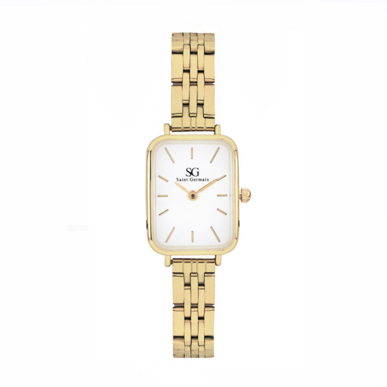 Relógio Feminino Dourado Quadrado Saint Germain S