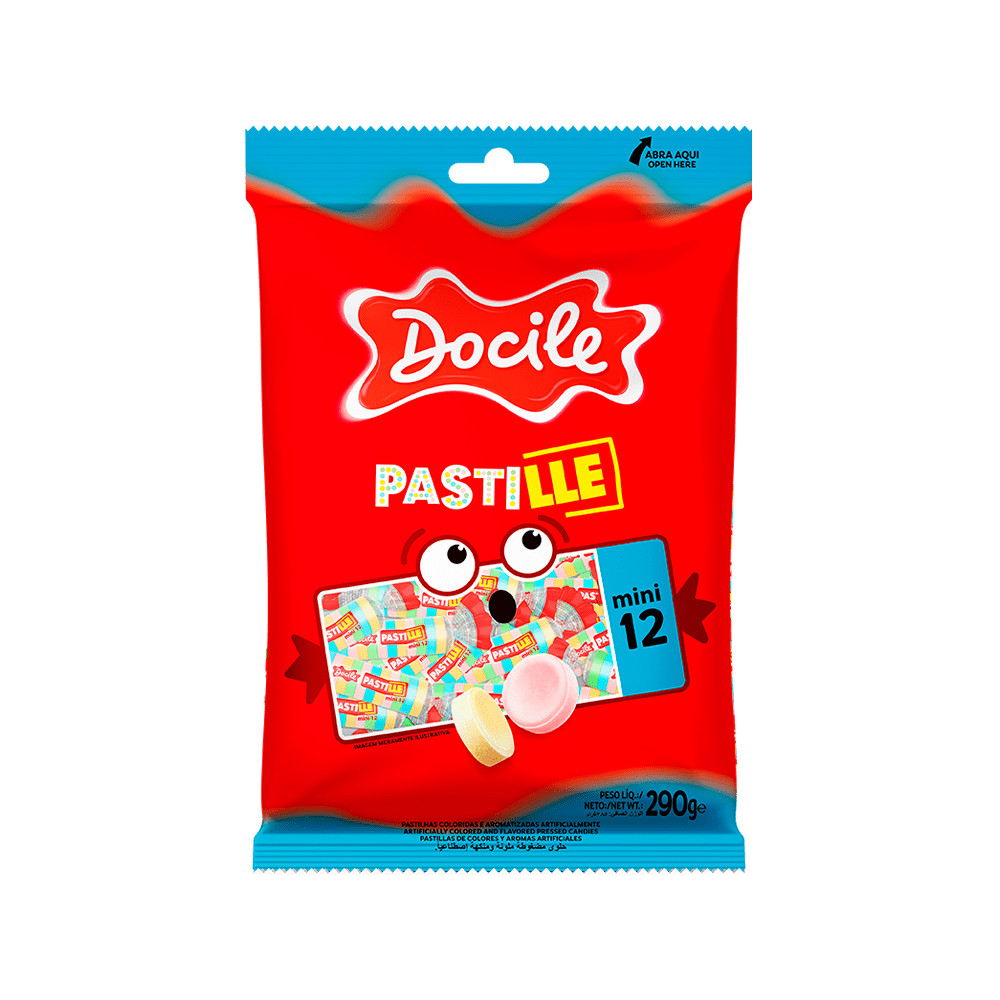 Pastilha Mini 12 290g – Docile