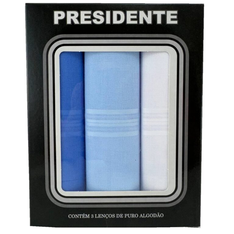 Lenços Masculinos Presidente De Bolso 41cm 100% A