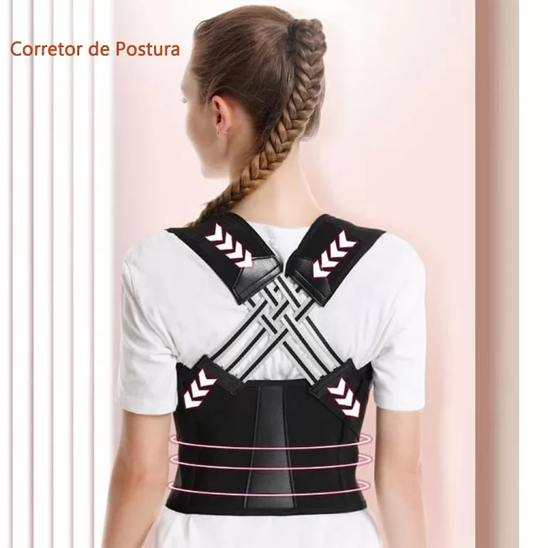 Cinta Corretor Postural Magnético Unissex Dor aju