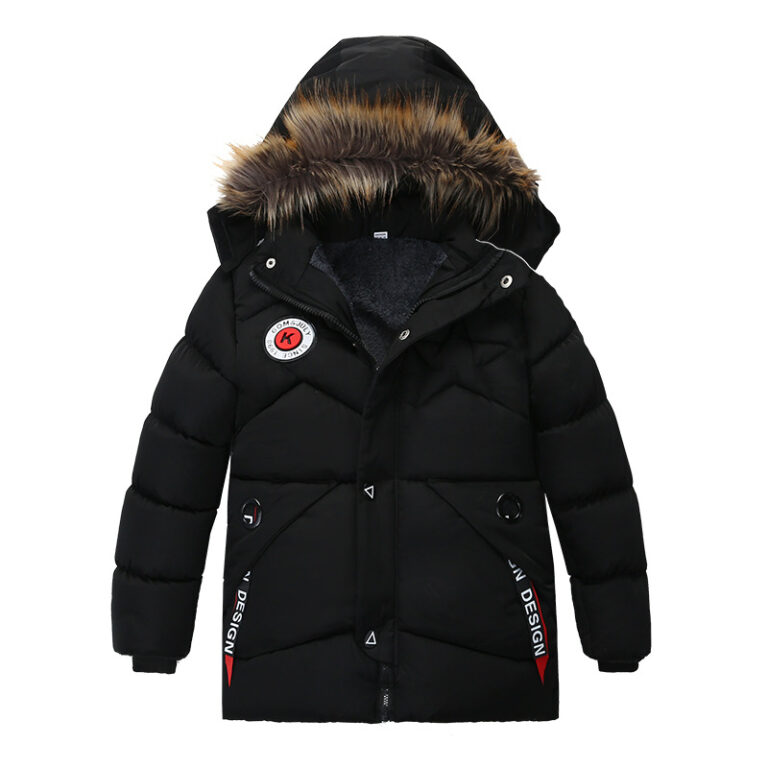 Jaqueta infantil grossa de inverno meninos tipo pa