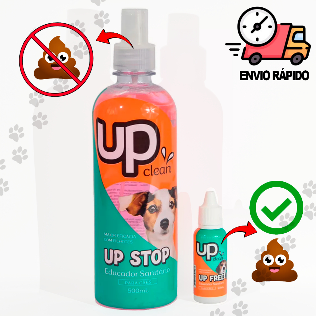 Kit Xixi Pode/Não Pode Educador Sanitário Para Cães UP Clean – 500mL
