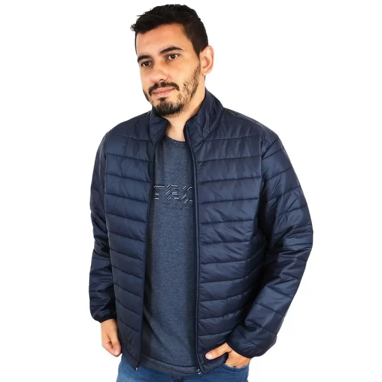 Jaqueta SVK Comfort Bolsos Masculino Ziper Gola Al