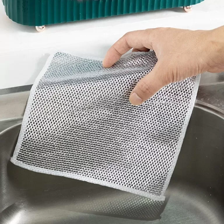 10 Pcs Pano De Limpeza De Arame Metálico Malha N