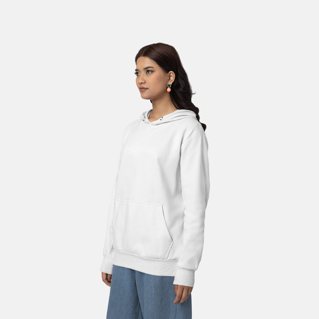 Blusa de Frio Moletom Canguru Com Capuz Feminino / Unissex Feito em Algodão Super Confortável Quenti