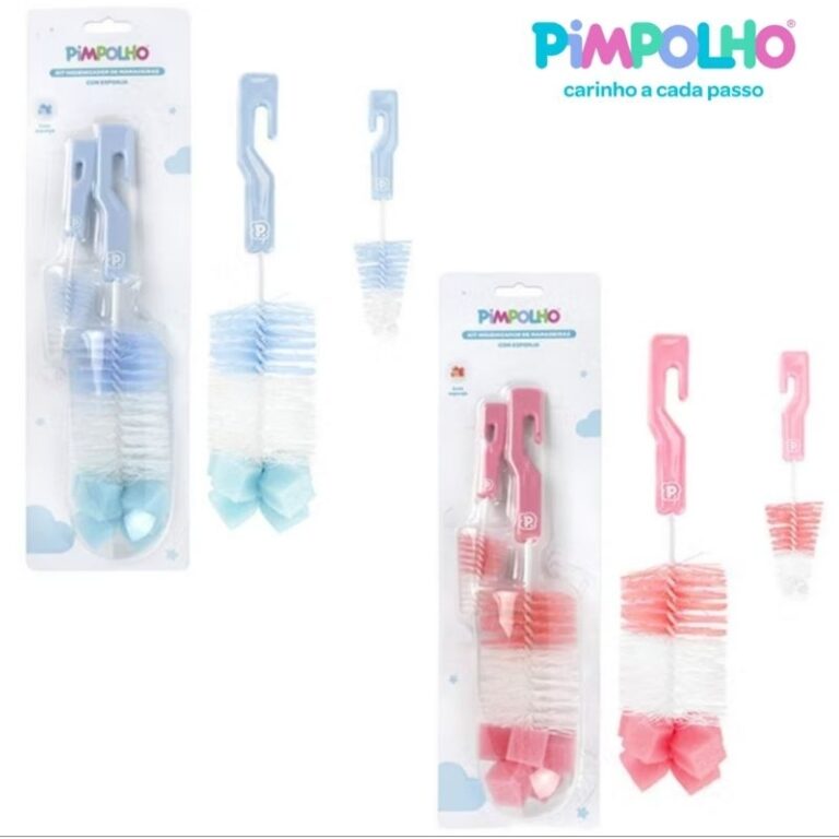 Kit Escova Higienizador de Mamadeiras e Bicos Marc