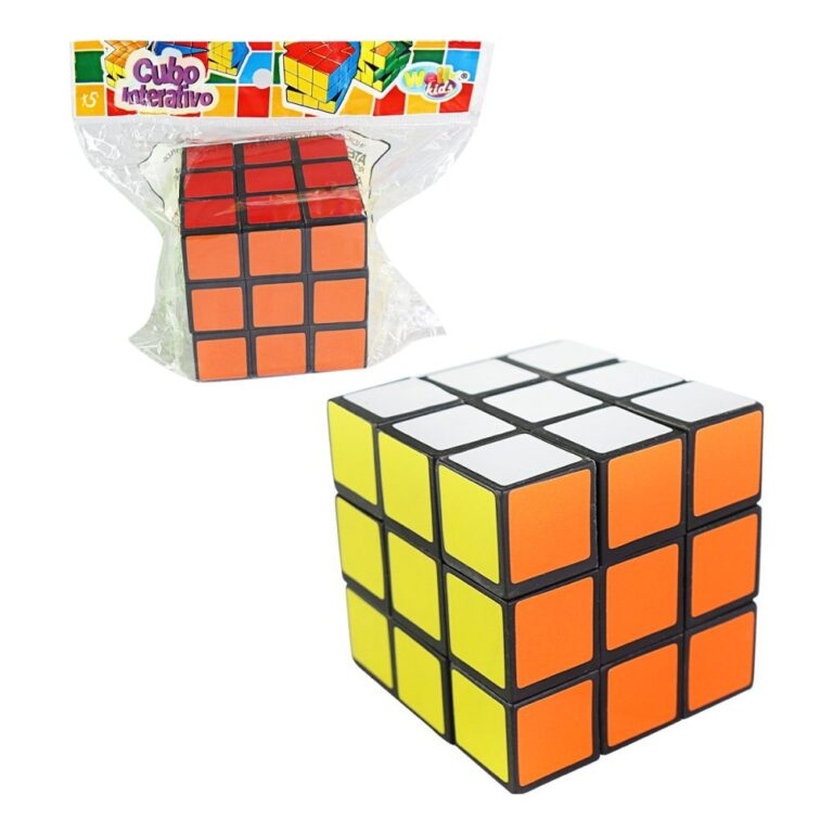 Kit 10 Cubos Mágicos Clássico Simples 3×3 C