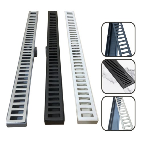 Ralo Banheiro Linear Oculto 6×70 Sifonado Pis