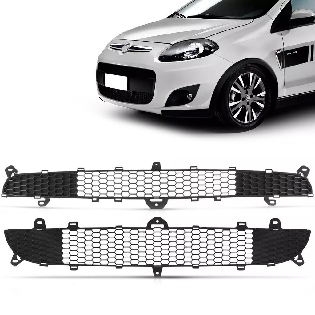 Kit Grades Dianteira Superior Inferior Palio G5 Attractive 2012 2013 2014 2015 2016 2017 2018