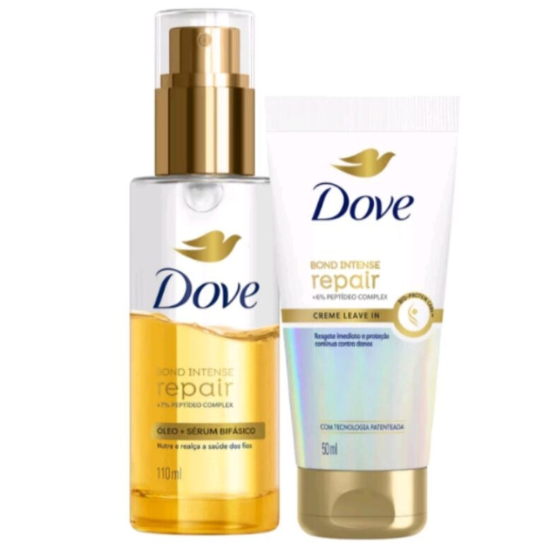 Kit Óleo e Sérum Capilar Bifásico Dove Bond Int