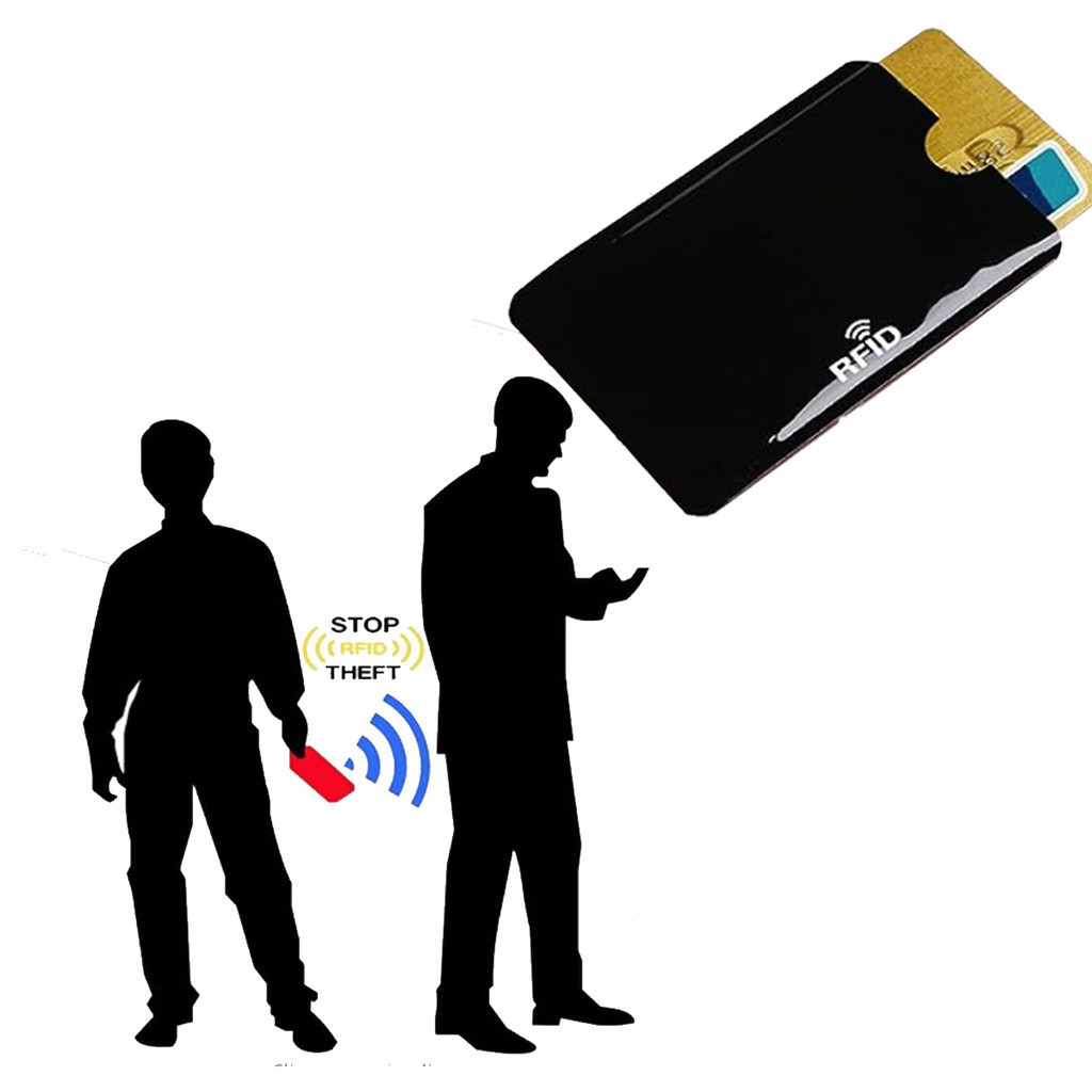 Carteira Porta Cartão Anti Furto Rfid Nfc Aproximação Bloqueador NFC