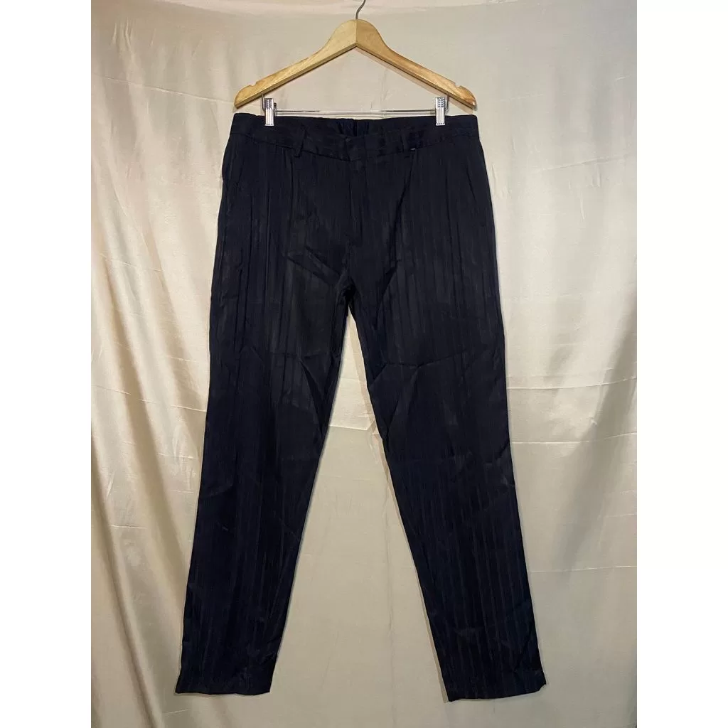 calça social/ alfaiataria masculina preta, 48 (brechó, bazar, usada, desapegos, garimpo)