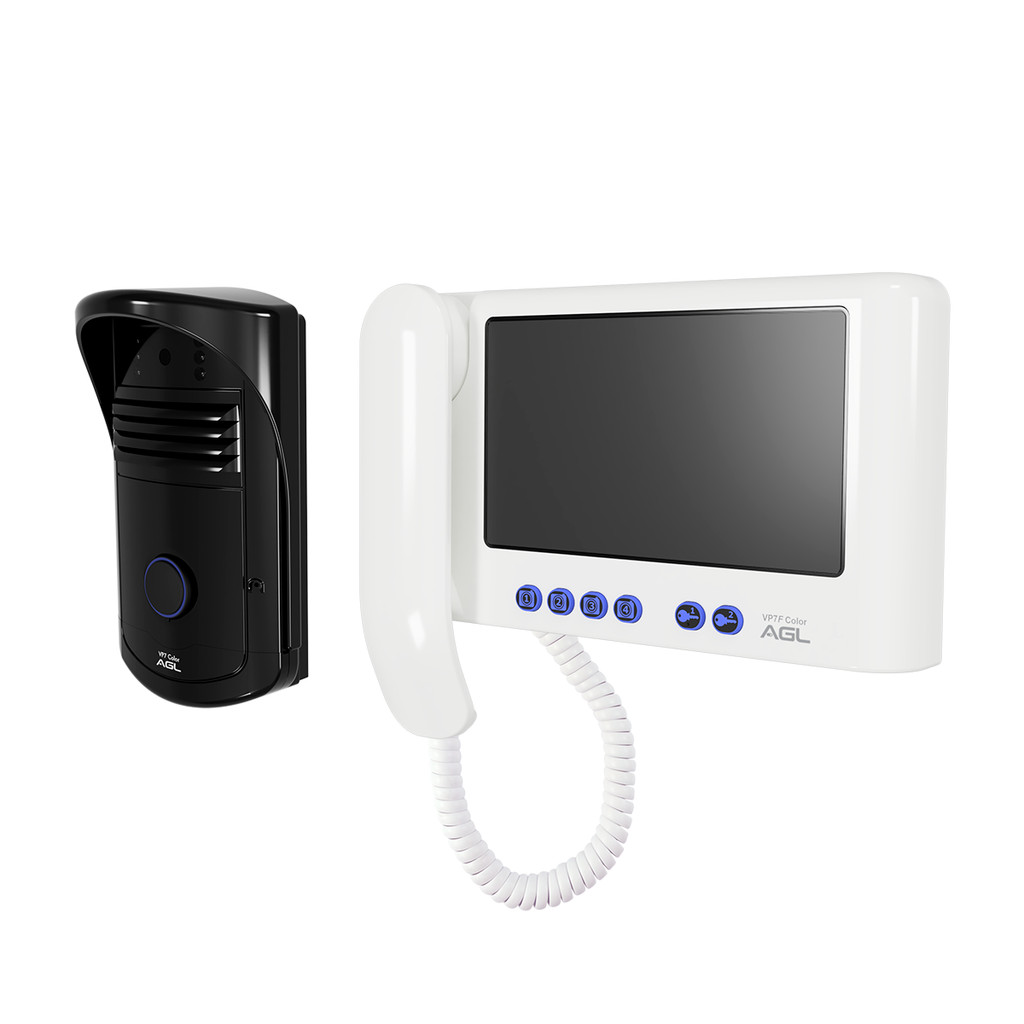 Vídeo porteiro VP7 color interfone com câmera AGL