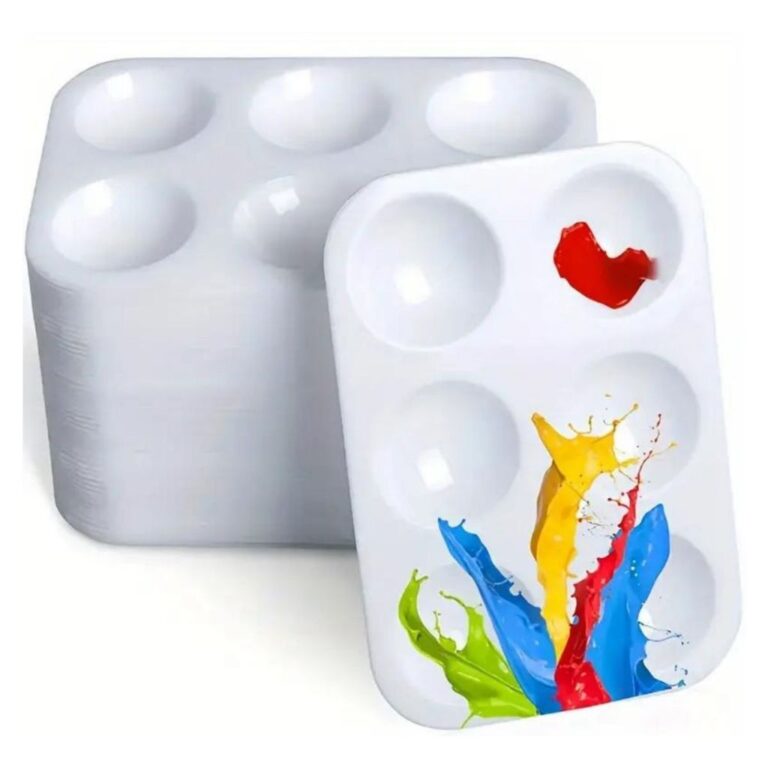 Kit 10 15 20 25 Paletas de Pintura Godê 6 Cavidad