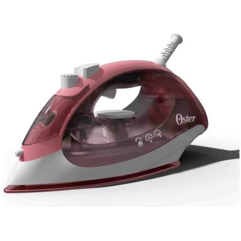 Ferro A Vapor Com Sola De Cerâmica Vermelha Oster