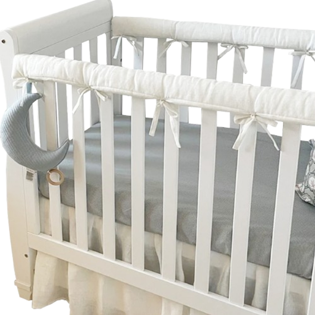 Tela de proteção para grade de berço padrão americano