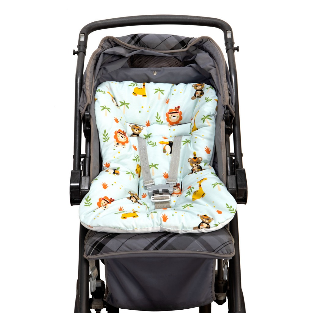 Capa De Carrinho Acolchoada Várias Cores e Estampas – Super Macia e Confortável para o seu Bebê.