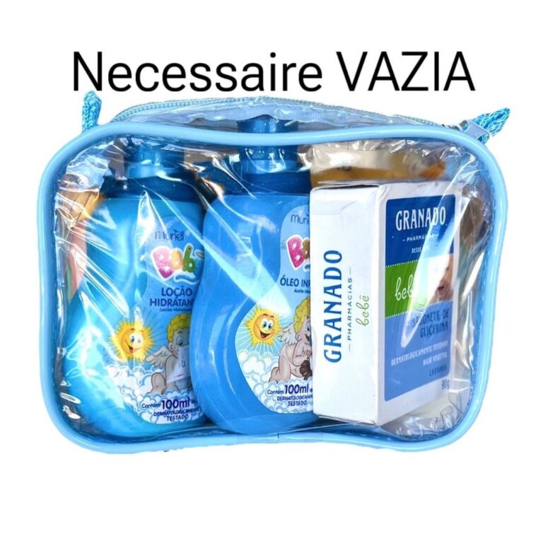 NECESSAIRE MINI 15X12 TRANSPARENTE PARA MATERNIDAD