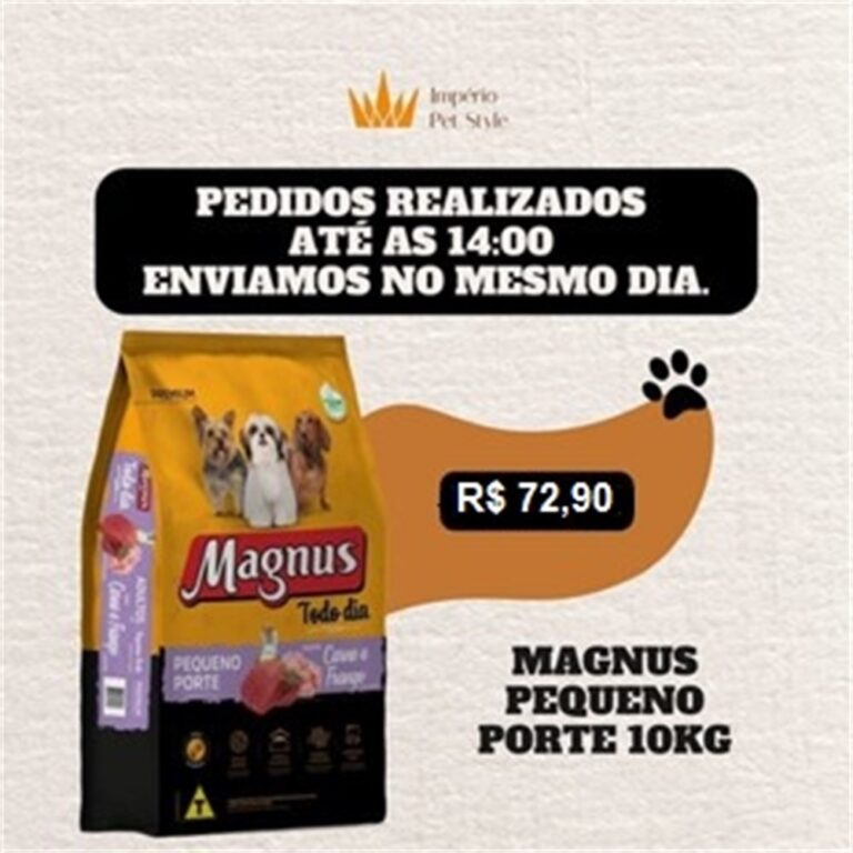 Ração Para Cachorro Magnus Todo Dia Cães Pequen
