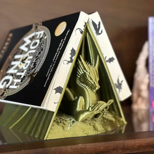 Marcador de Página de Livros para Mesa Dragão &#