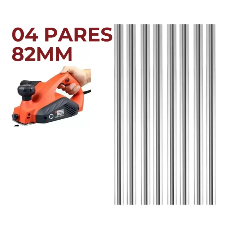 4 PARES LÂMINAS AÇO RÁPIDO 82MM DE PLAINA ELETR
