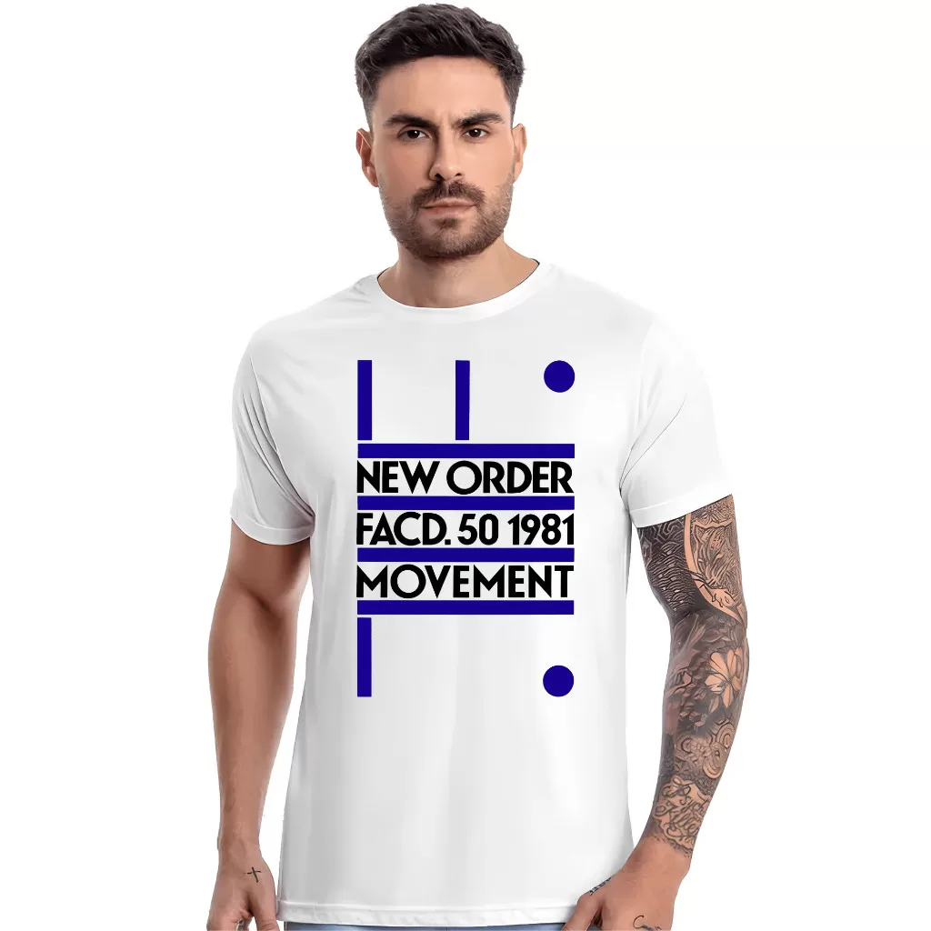 Camiseta banda – New Order Movement, álbum
