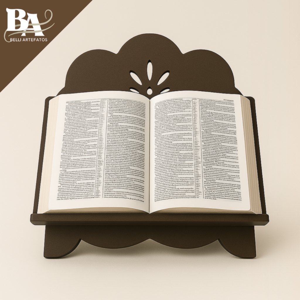 Suporte Para Biblia e Livros Em Madeira Resistente Decoração Itens Religiosos