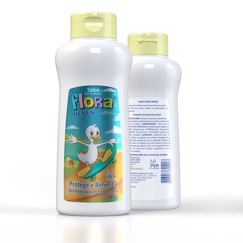 Talco Infantil Flora Nenen 180g