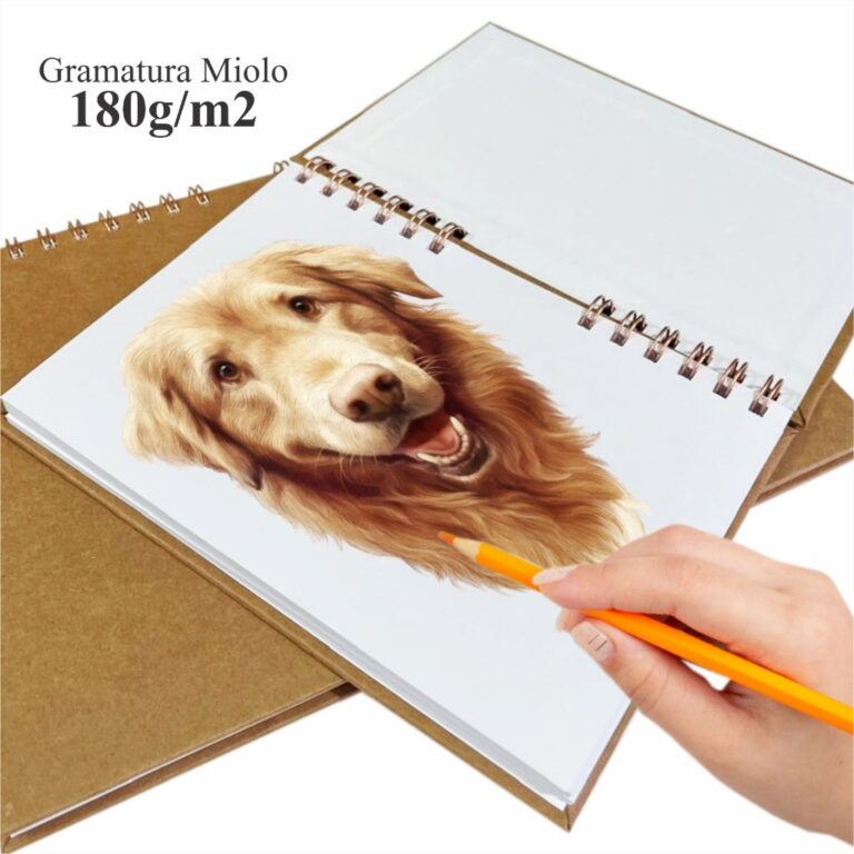 Caderno de Desenho Sketchbook  profissional Alta g