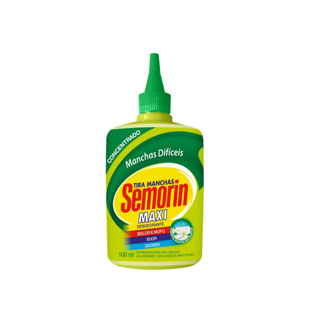 Semorin Maxi Tira Manchas Difíceis Suor, Mofo e Bolor 100ml