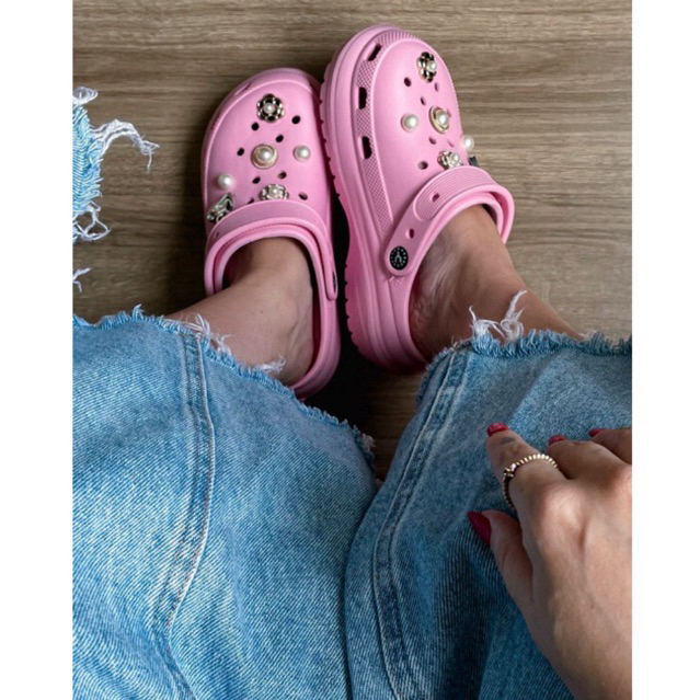 Sandália Chinelo Luxo Feminino Plataforma Babuche