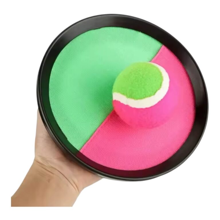 Kit De  Raquete Brinquedo Pega Bolinha Pura Dirves