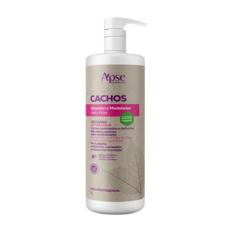 Ativador e Modelador de Cachos 1L  Anti Frizz, Hid